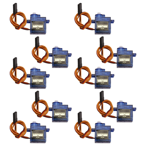 10Pcs SG90 9G Micro-Servo for RC Airplanes Fixed Wing Airplane Model 1