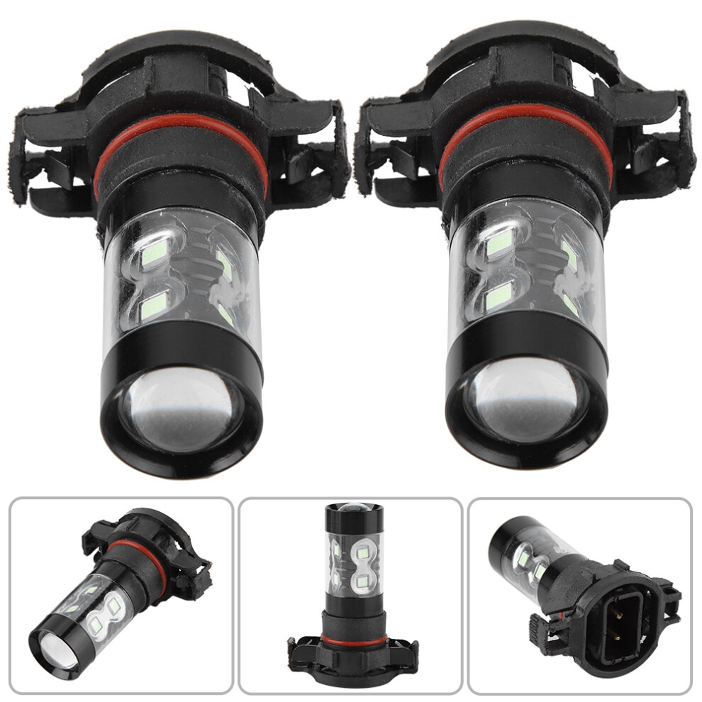 2Pcs H16 5202 8000K Ice 100W 20Leds Head Bulbs Kit Fog Car Driving Lamp Blue/Light 3251324547550