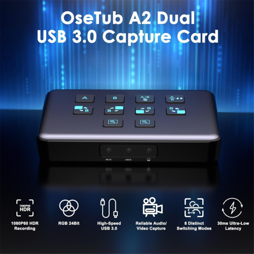 Carte d'acquisition externe compatible double canal 1