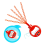 Hand-Held Smiling Face Five-Claw 32-Hole Bubble Wand 3