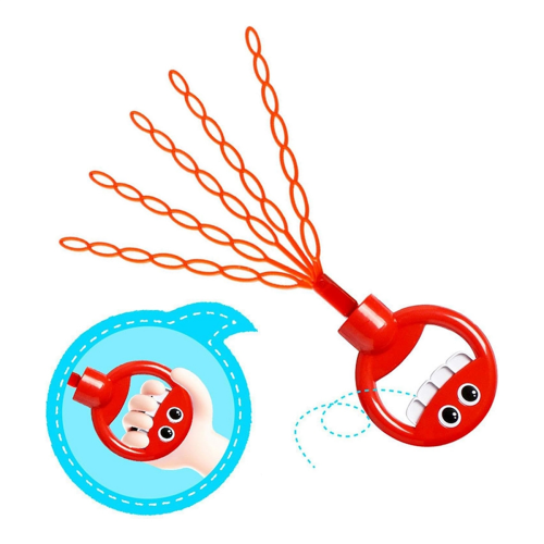 Hand-Held Smiling Face Five-Claw 32-Hole Bubble Wand 2