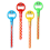 Hand-Held Smiling Face Five-Claw 32-Hole Bubble Wand 2