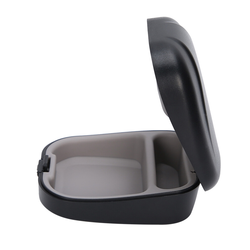 Hearing Aid Case Waterproof Portable Drop Resistance Hearing Aid Storage Box PortableBlack