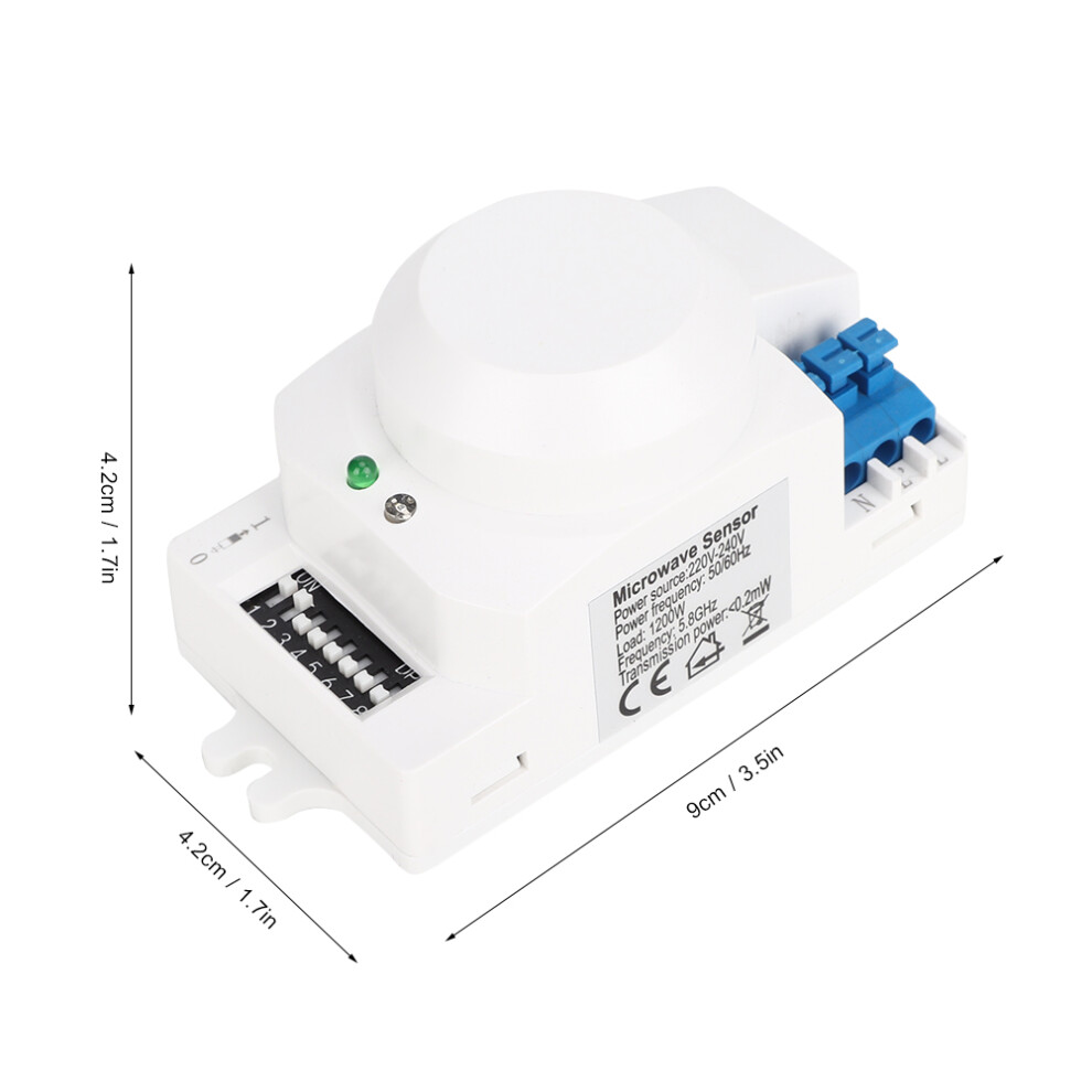 Sk-600 360 Microwave Radar Sensor Body Motion Detector Light Switch Automatic Inductor 9441324548075