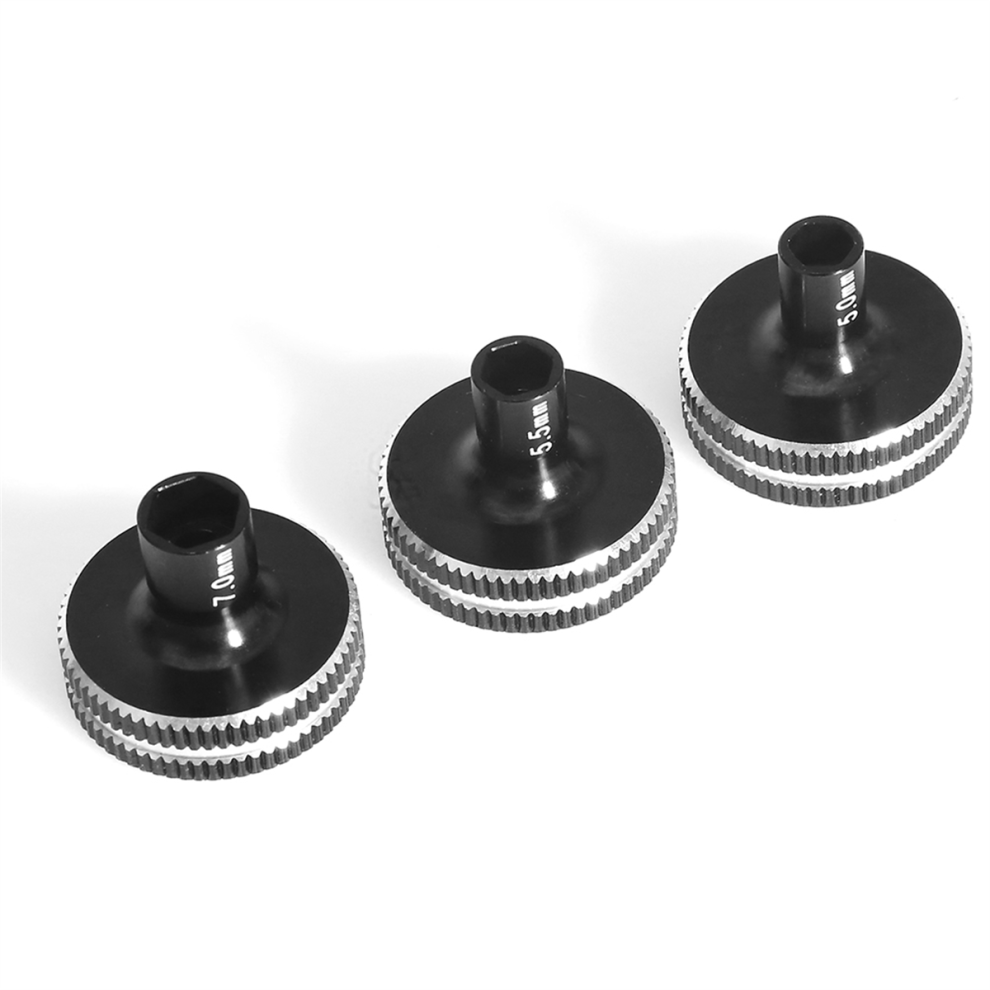 7.0Mm Short Nut Hexagonal Wrench Sleeve For Rc Car Truck Crawler Black 4851814561524