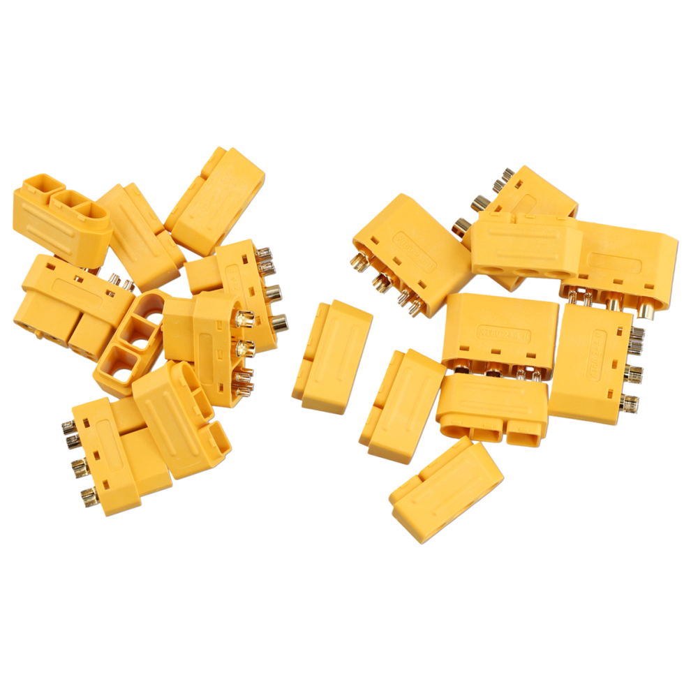 5Pair Xt60 (2+4) Male Female Plug Connector For Rc Model Airplane 4851814561357