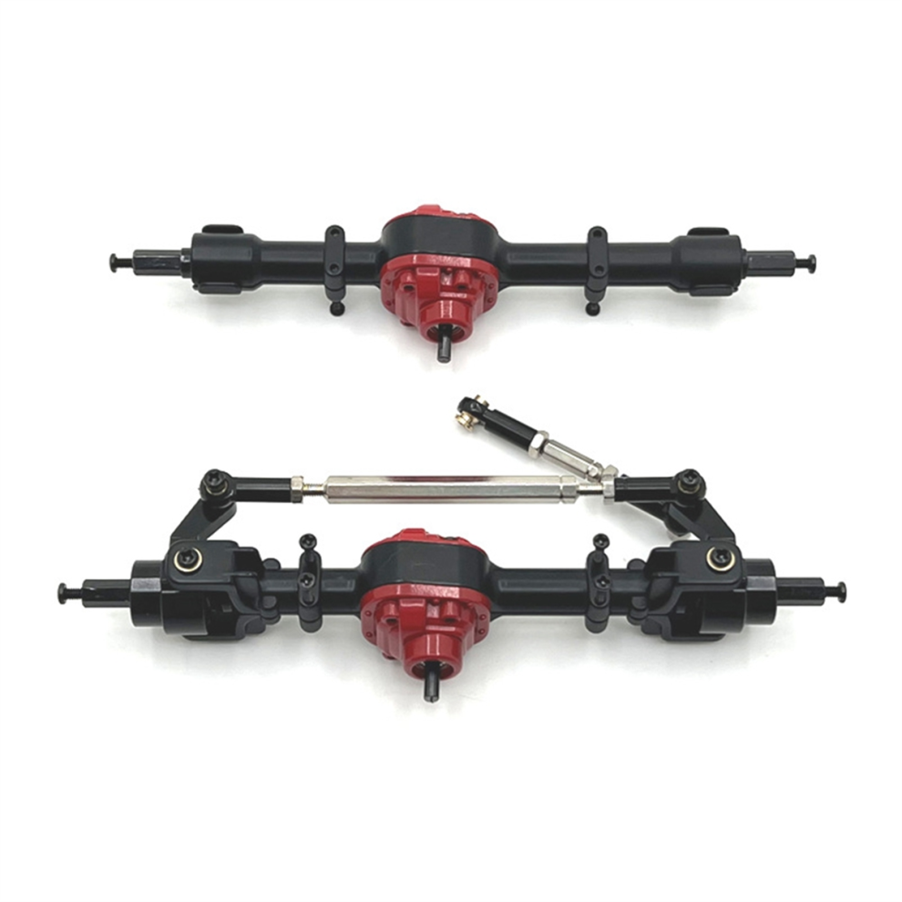 Front & Rear Axle Assy For Mnmodel 1/12 Mn82 Lc79 Mn78 Rc Car, Black 4851814564914