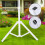 Triangular Iron Folding Sun Umbrella Stand Support Base for Beach Garden Camping Fishing 1
