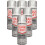6 x 400ml Tough Stuff Enamel Silver Hard Wearing Gloss Spray Paint 2