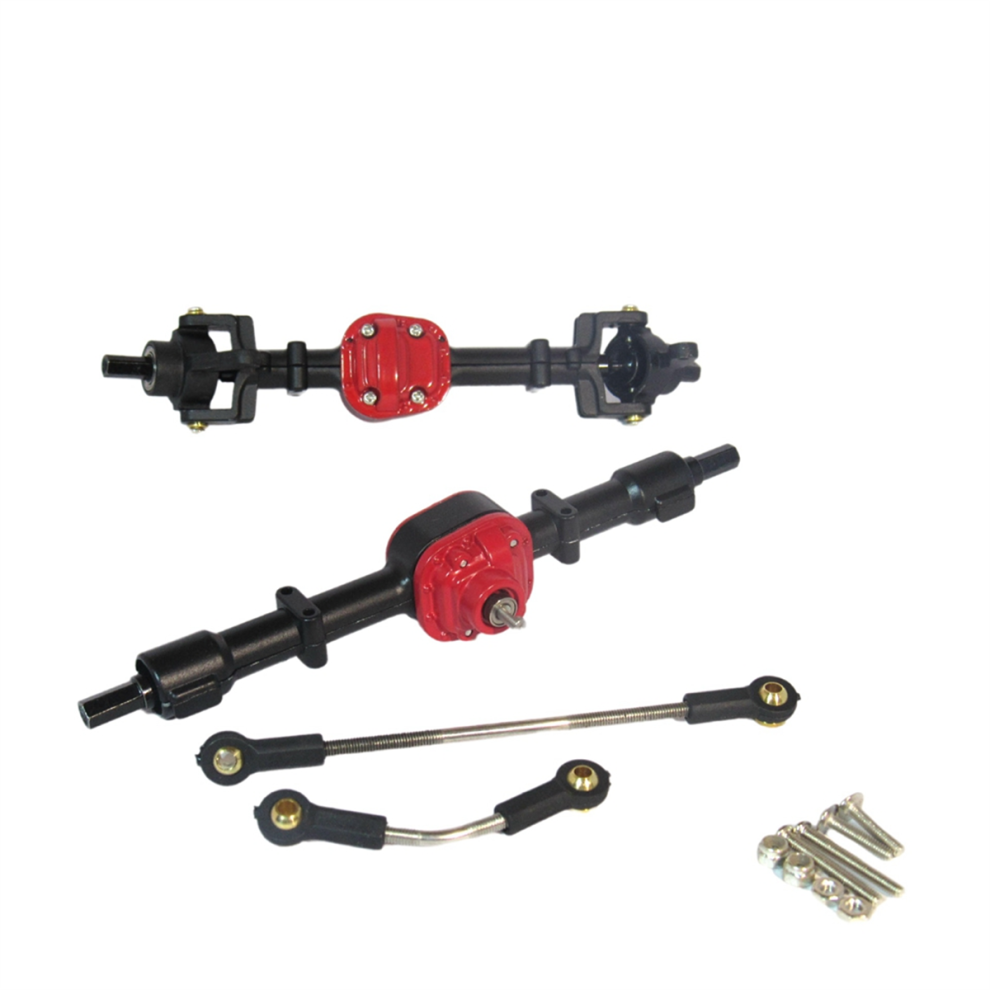 RC Car Metal Gear Front&Rear Bridge Axle Set for MN D90 D91 black-image-OPC-PHWSHRZ-NEW