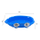 Papageienfuttertablett, multifunktionale blaue Badewanne, stehende Duschbox 6