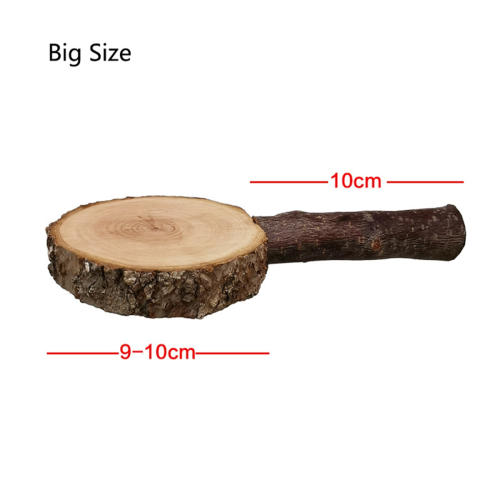 Natural Wood Pet Parrot Raw Wood Fork Tree Branch Rack Squirrel Bird 1