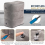 Inflatable Airplane Foot Rest with Hand Pump and Carry Bag 5