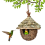 Hängendes Vogelhaus aus Gras, Kolibri-Nest im Freien 3