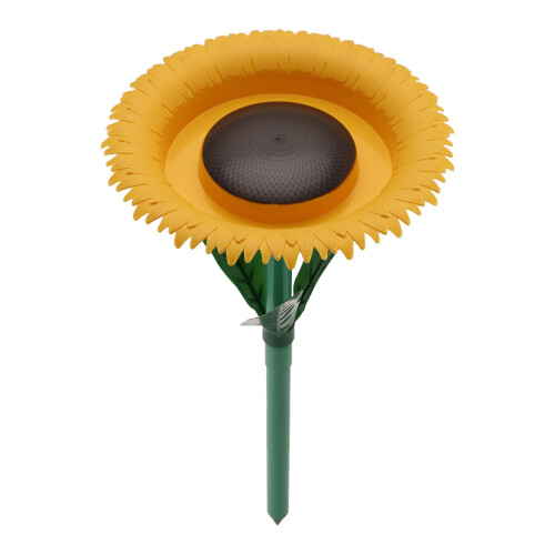 Comedouro de pássaros de girassol para uso externo, com banheira e comedouro. 1