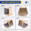 Wooden Climbing Wall Platform for Cats, Trapezoidal Cat Bed 7