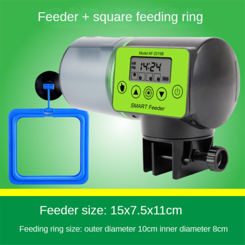 Alimentador automático inteligente para peces + Círculo de alimentación-A 2