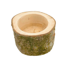Tigela de madeira para comida de hamster/esquilo