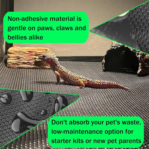 Extra stor reptilmatta, reptilmatta, leopardgeckosubstrat 2