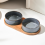Ceramic Pet Bowl with Neck Protective Collar Anti-Collision Tray 3