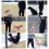 Pet dog explosion-proof leash Pet leash waist 4