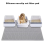 Tapis de litière pour chat imperméable avec bords surélevés 6