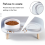 Feeder Pet Anti-knock Double Bowl Feeder light Gray 7