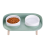 Feeder Pet Anti-knock Double Bowl Feeder green 2