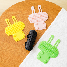8 pezzi Spazzola per toelettatura automatica per gatti Pettine per automassaggio in silicone per gambe da tavolo per gatti