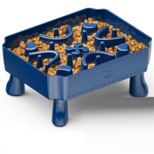 Slow Feeder Dog Bowls,2 in 1 Dog Puzzle Slow Feeder for Large Breed,