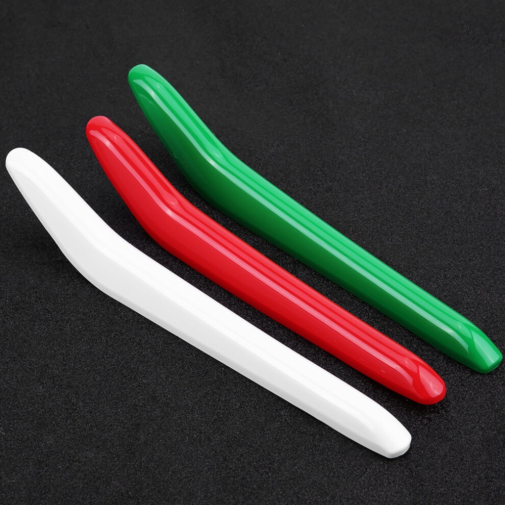 3 Pcs Car Glossy Front Grill Decoration Strips Trim For Maserati Levante 2017-2018 9431324551236