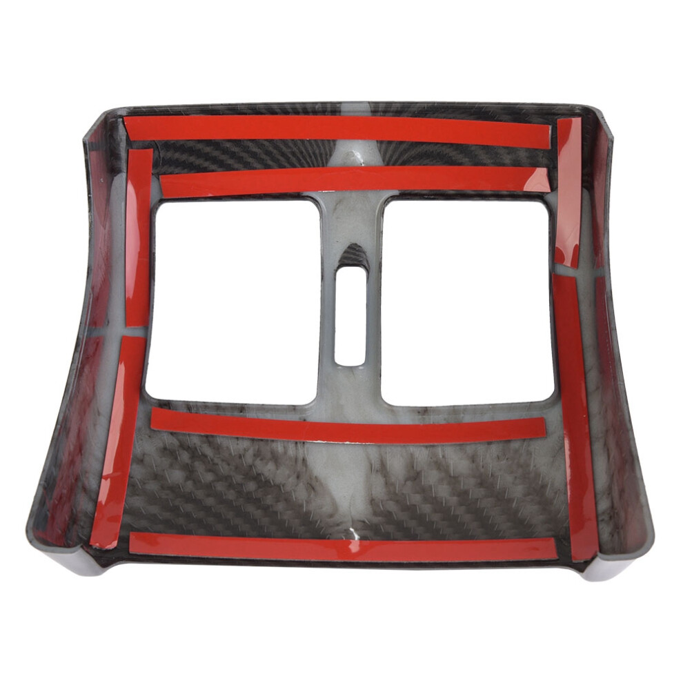 Carbon Fiber Style Rear Air Conditioning Vent Frame Trim For Mercedes Benz C Class W204 08-13 7891324551223
