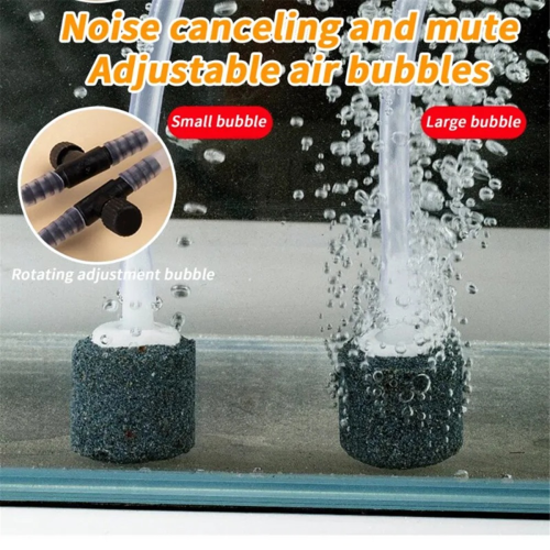 Fish Tank Air Pump USB powered Aerator Aquarium Accessories (black) 2