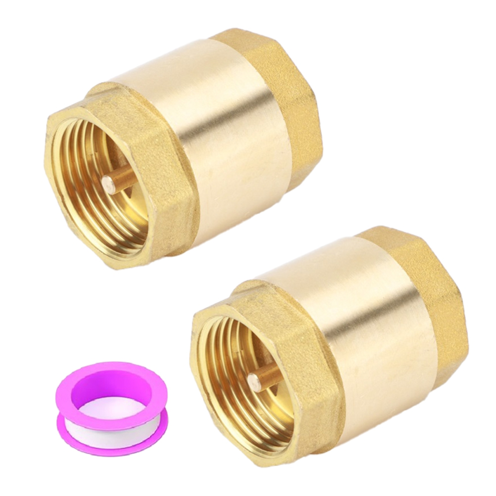 2Pcs 1 Inch Npt Female Thread Spring Check Valve 4851117120459