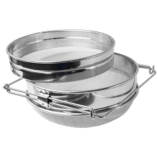 Double-layer stainless steel honey filter Double screen