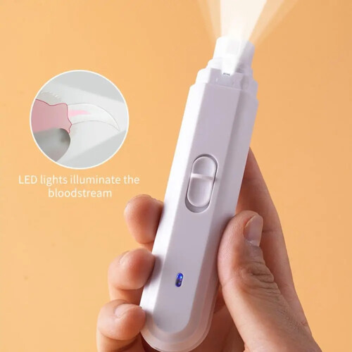 Coupe-ongles électrique rechargeable pour chats et chiens 1