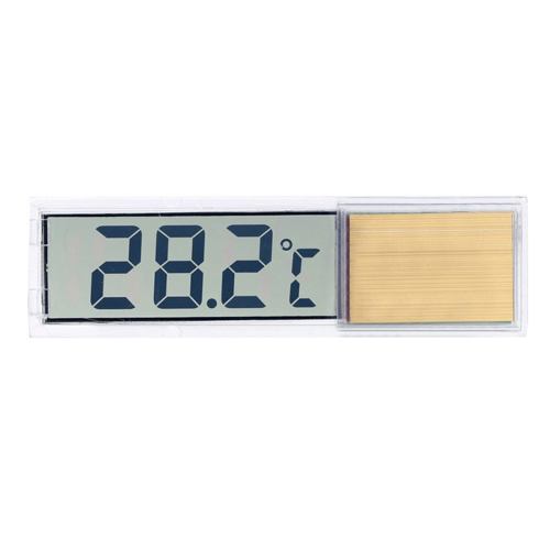 LCD Digital Fish Tank Temperature Measurement Thermometer Gold 2