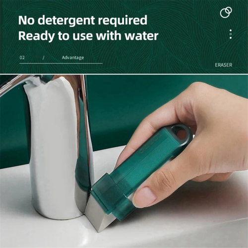 Stain Remover Rubber Eraser Kitchen Faucet Limescale Eraser,D 2