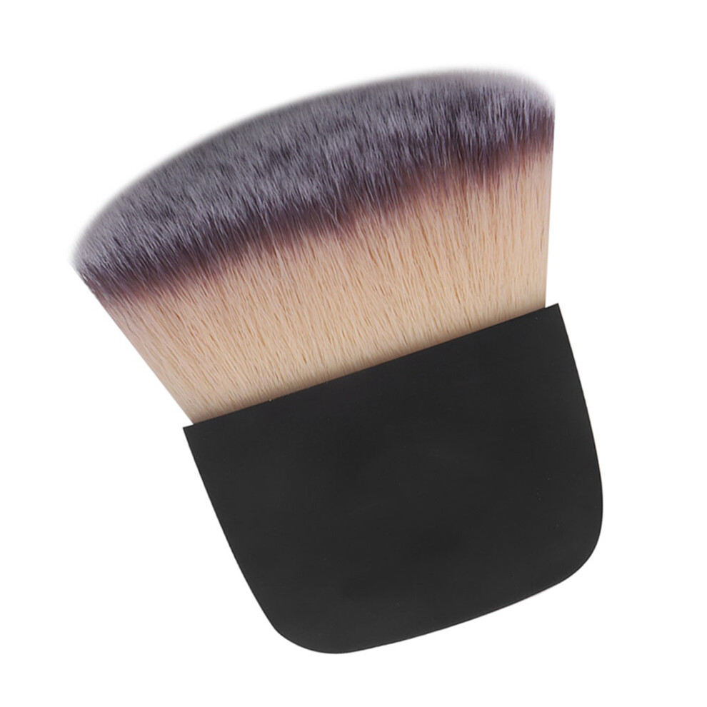 Mini Multifunctional Makeup Brush Portable Soft Loose Powder Blush Brush Beauty Tool Black