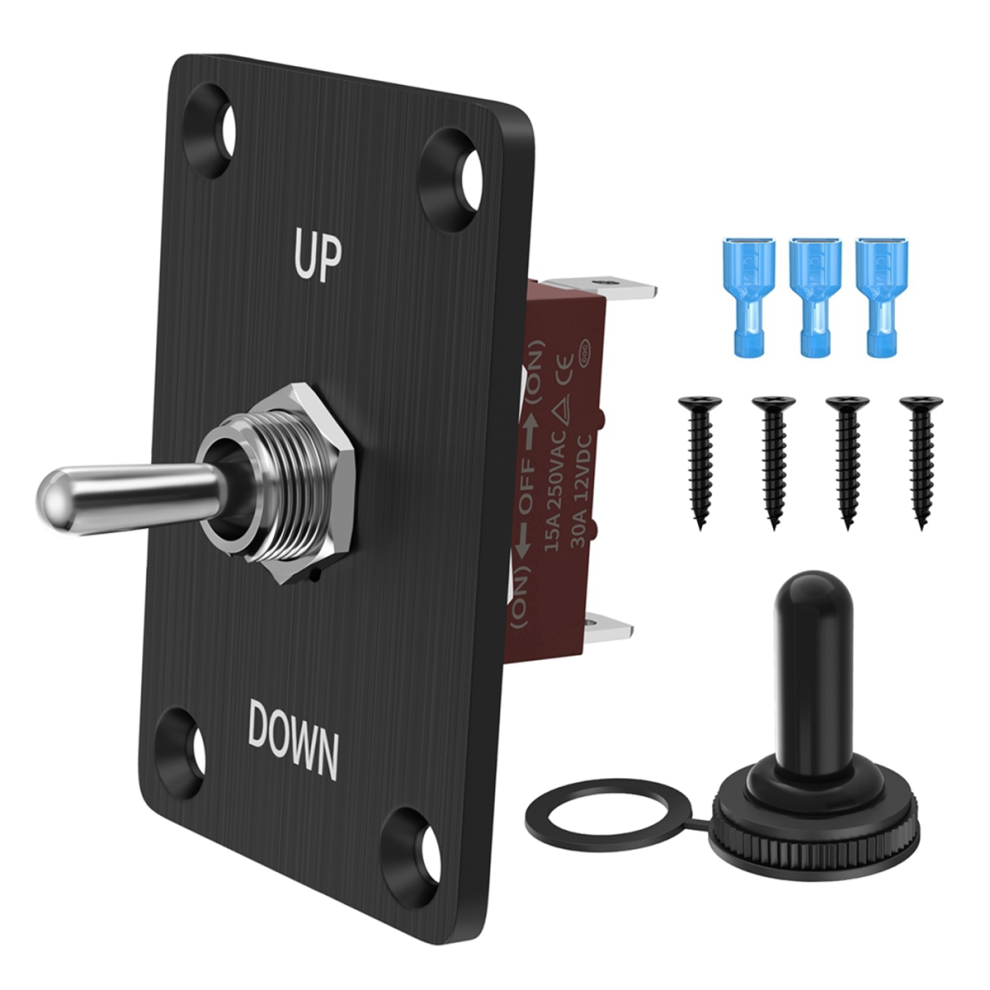 Momentary 30A Toggle Switch 12V (On)/Off/(On) For Rv Motor Control 4851117125416