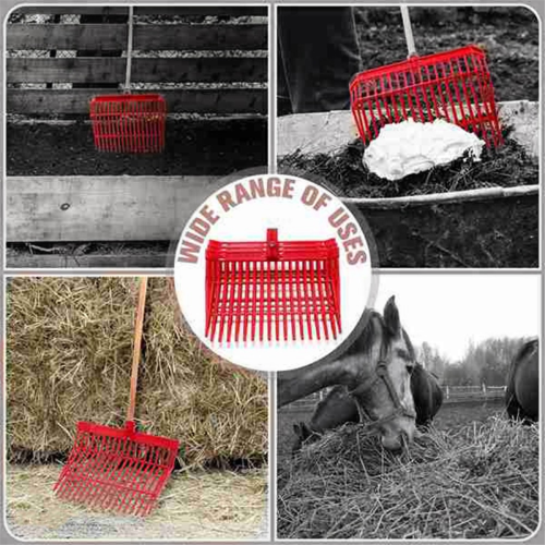Manure Fork Replacement Head, Pitchfork Head, Horse Manure Rake, A 1