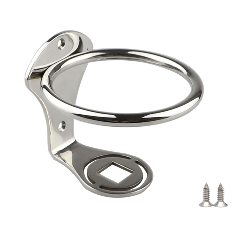 Drink Holder Open-Ring Design Marine Boat Rv- Polished Parts 4851117124631