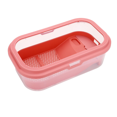 Vasca per tartarughe per uso domestico con terrazza solarium tipo rosa 2