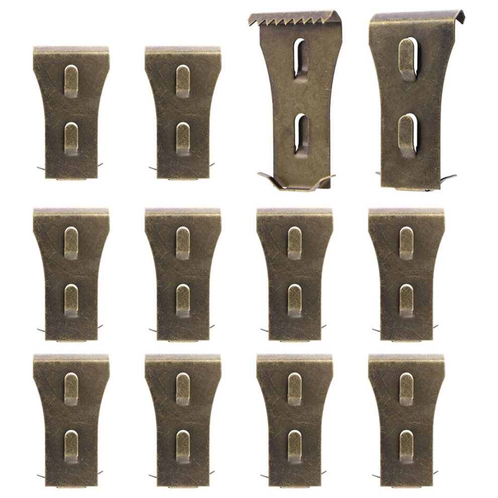 12Pcs Brick Clips For Hanging Outdoors, Brick Clips Or Brick Hangers 4851117129582