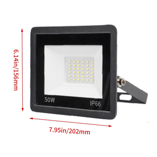2Pcs Outdoor Security Lights 50W Super Bright PIR LED Light 1