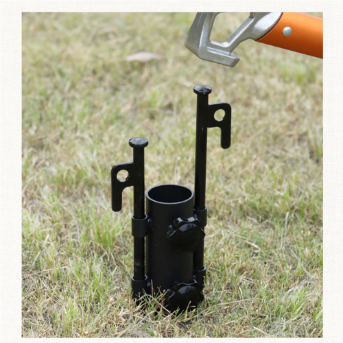 2PCS Awning Pole Fixing Tube Bracket Canopy Support Rod Fixer 2