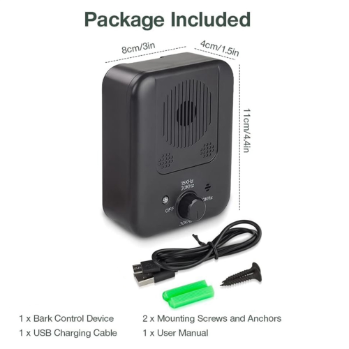 Anti Barking Device for Indoor, Rechargeable Deterrent Control Bark 1