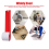 Instant Door Dust Protection Self-Adhesive Tarp Double Zipper Red 4