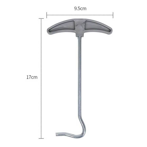 Extrator de pregos de fixação de barraca, ferramenta para remoção de toldos de trailers e motorhomes. 2