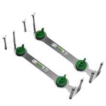 Nivelador fixo de 4 pontos para tubos de água quente e fria (2 unidades)